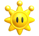Picture of a shine sprite from Super Mario Sunshine. Click here to return to the homepage.